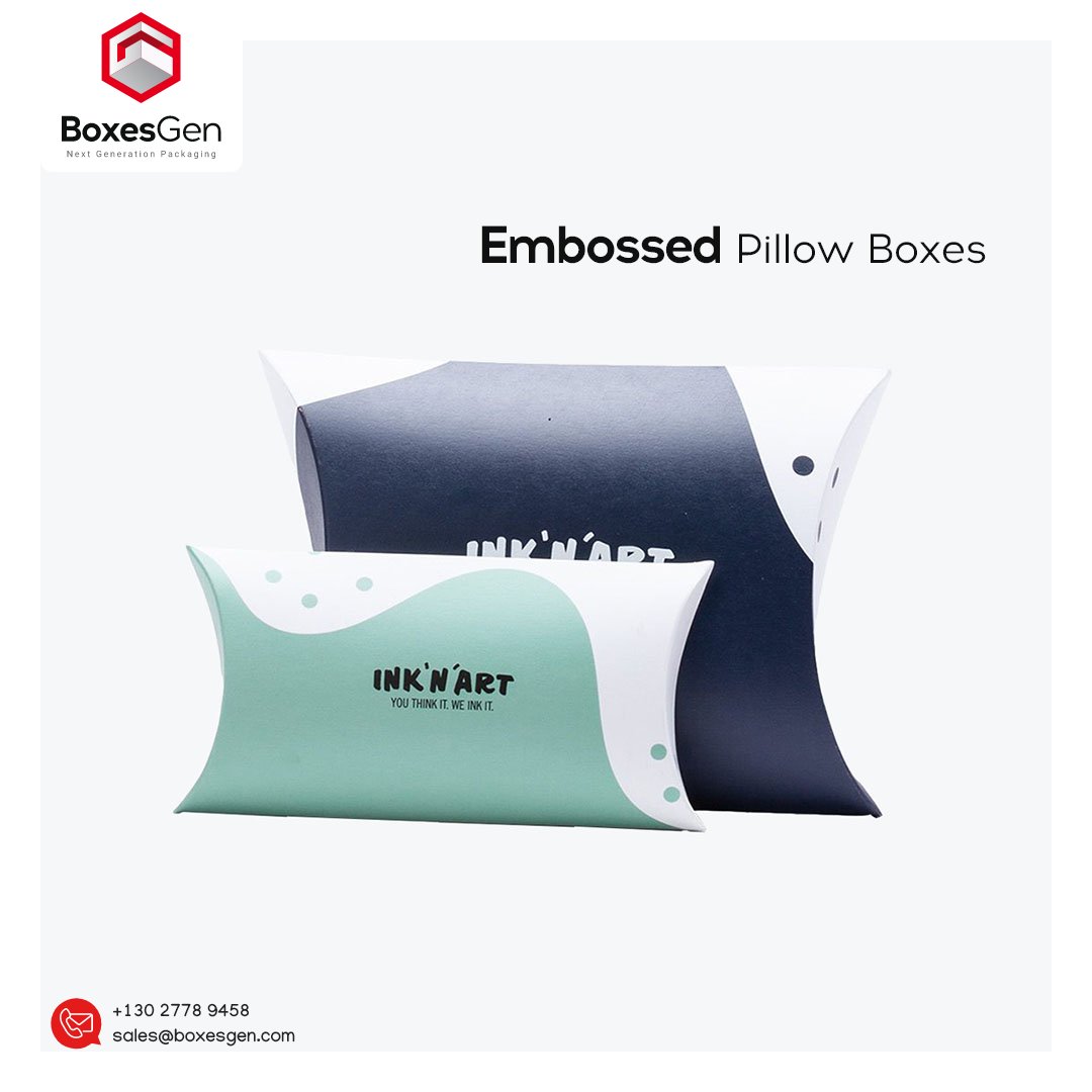 BoxesGen's tweet image. Embossed Pillow Box - Elevate Your Packaging

Enhance your product's appeal with our custom embossed pillow boxes. Stylish, sturdy, and perfect for gifts or retail packaging. 
#EmbossedPackaging #CustomBoxes #PillowBox #BoxesGen