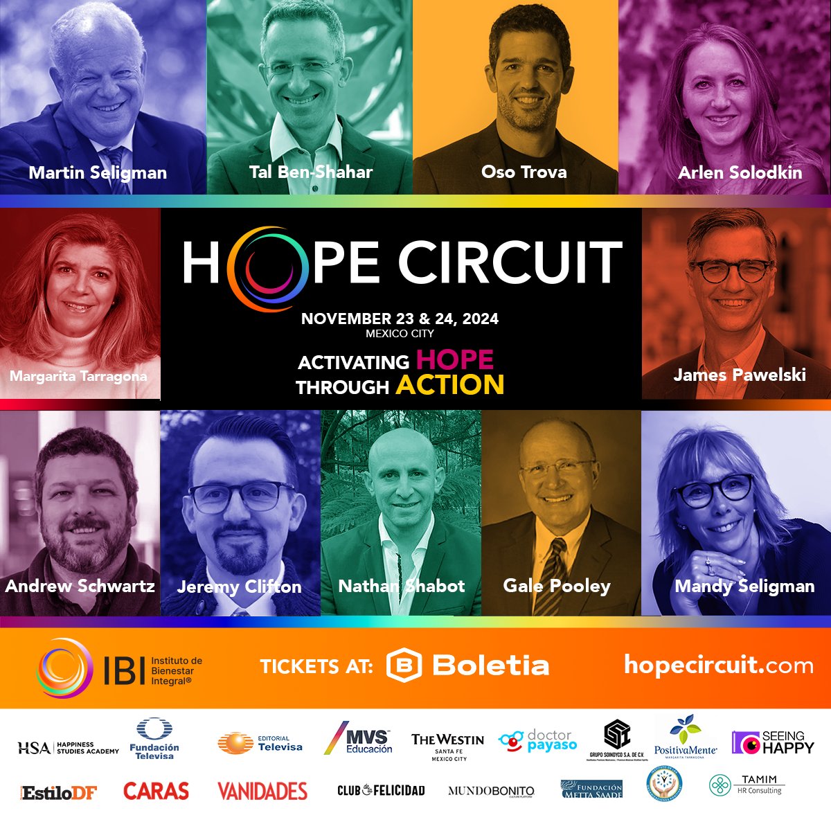 I'll be speaking alongside many colleagues at this upcoming Hope Circuit event. Hope to see you there! institutodebienestarintegral.com/HopeCircuit/en/