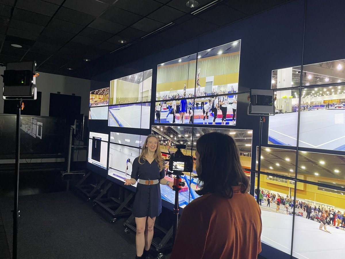 EllaHSmall's tweet photo. What’s the most important part of research? Communicating it! 

I had an amazing time talking about the #biomechanics of #gymnastics with @utmechengr @utexasNMBL https://t.co/VsyKmBmFHX