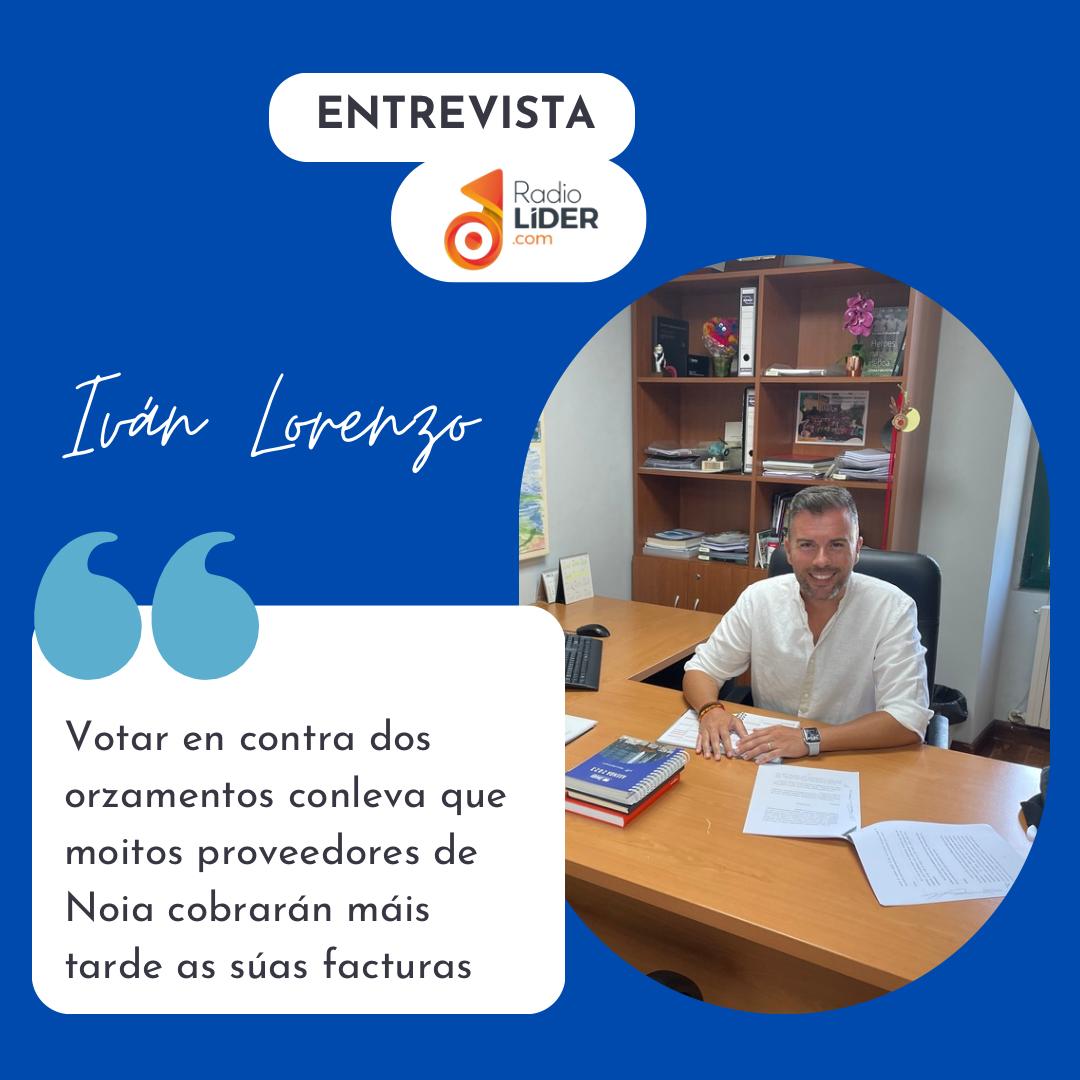 Esta mañá o concelleiro de Educación, <a href="/ivanlorenzore/">Iván Lorenzo</a>, explicaba nos micrófonos de Radio Líder Noia o que aconteceu no último pleno. Ante os que queren confundir, aquí a realidade e a verdade ⬇️
radiolidernoia.com/index.php/2024…