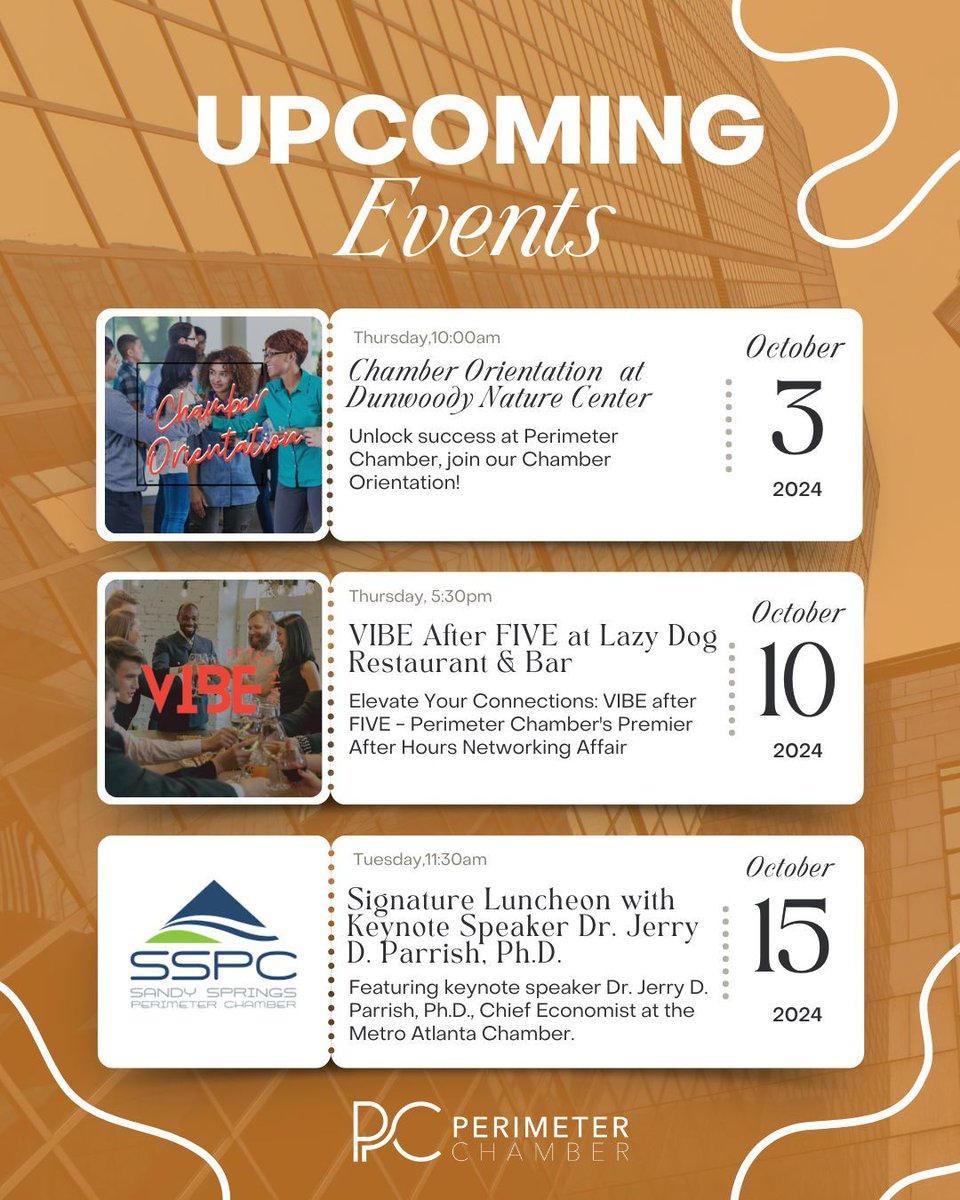 PerimeterBiz's tweet image. 🎉 October is here, and so are exciting opportunities to connect and grow! 🌟
Check out our events using the links here: buff.ly/3wU9GWc 

#Networking #OctoberEvents