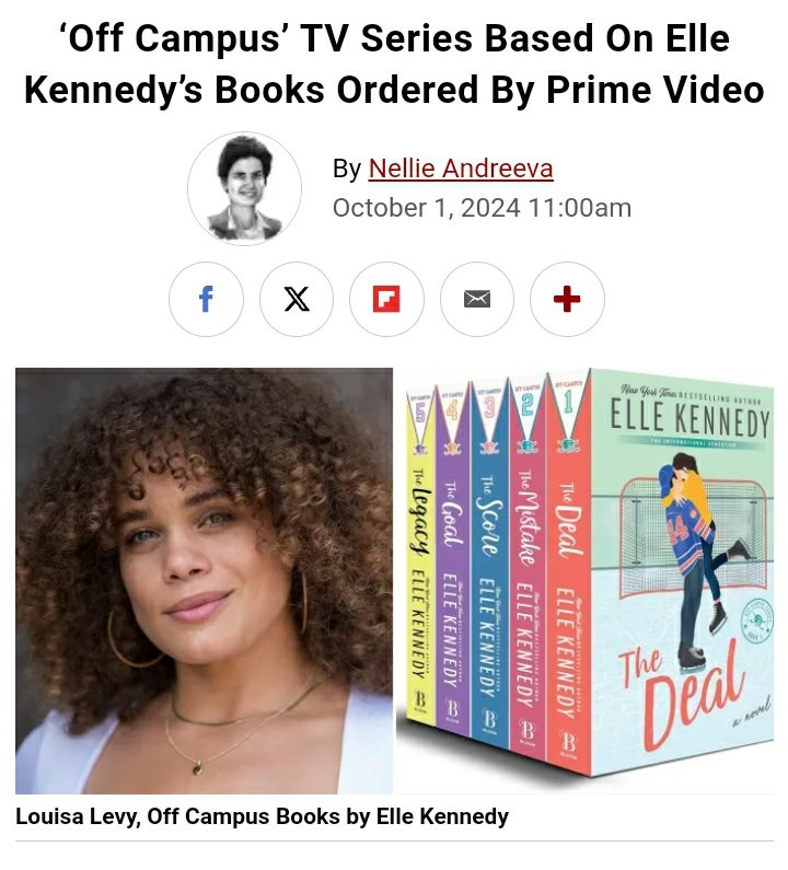 ssa02meli's tweet photo. ¡PRIME VIDEO ADAPTARÁ OFF CAMPUS DE ELLE KENNEDY EN FORMATO SERIE!
El sueño de muchas se hizo realidad.
 Las lectoras ganando una vez más. https://t.co/1oP6ez7cUp