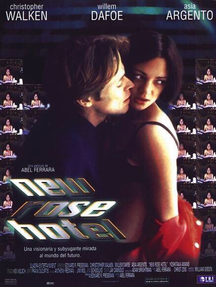 FilmNewsNos's tweet photo. 🎬MOVIE HISTORY: 25 years ago today, October 1, 1999, the movie ‘New Rose Hotel’ opened in theaters!
#ChristopherWalken #AsiaArgento #WillemDafoe #AnnabellaSciorra #JohnLurie #KimmySuzuki #Miou #YoshitakaAmano #GretchenMol #RyuichiSakamoto #AbelFerrara https://t.co/loVJGe7BGS
