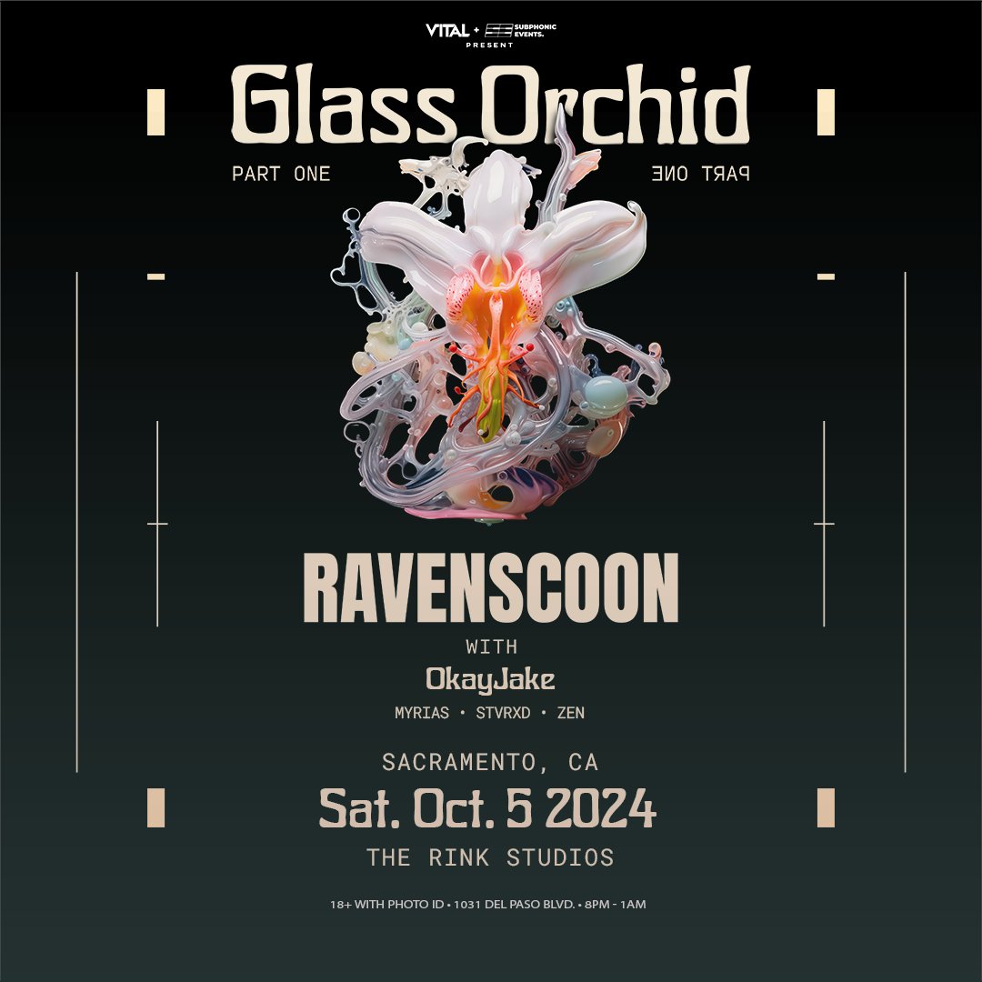 subphonicevents's tweet photo. SACRAMENTO ‼️ Who's ready to get wonky this weekend with @RAVENSCOON @itsokayjake @MYRIASMUSIC @stvrxd and Zen ⁉️

Tickets going FAST: https://t.co/ABSJNUlL5p https://t.co/3DhYJH31Ji