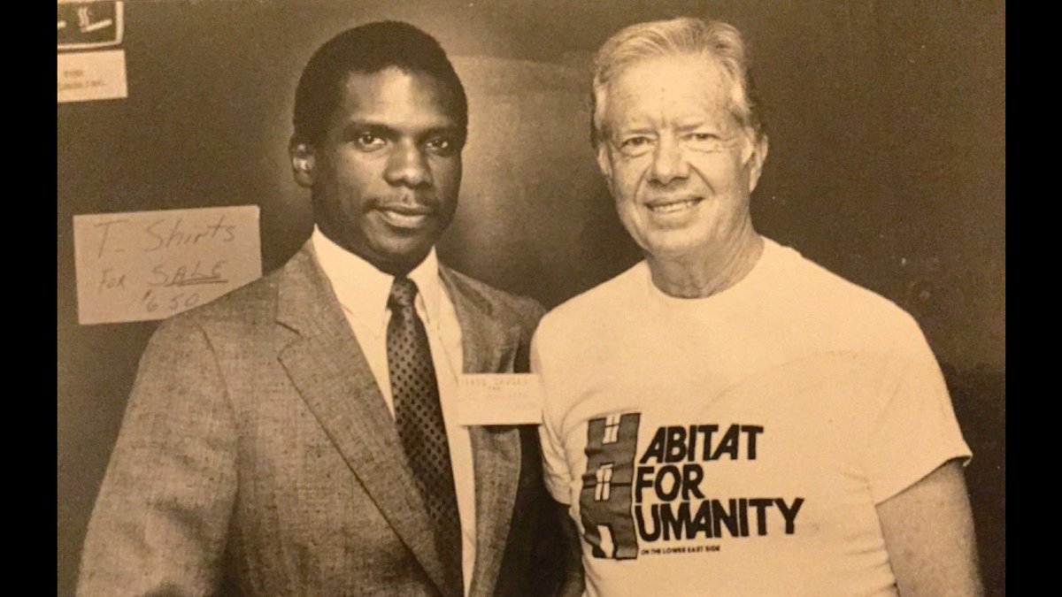 Happy 100th Birthday President Carter! Neither of us has changed one bit since that Habitat for Humanity Fundraising event in 1984 on the Lower Eastside of Manhattan at Habitat’s first NYC project. Profound gratitude for your life of service!