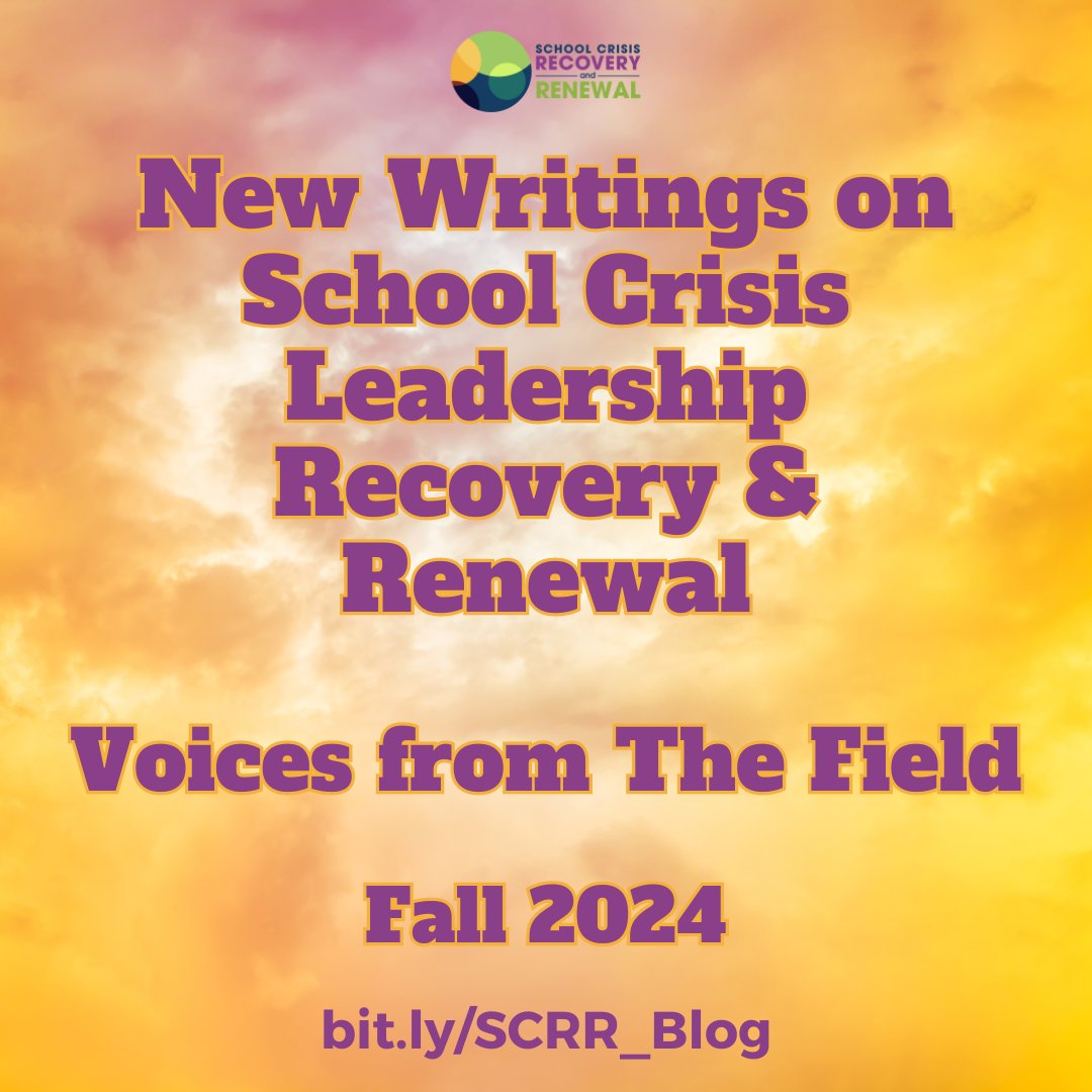 School Crisis Recovery & Renewal tweet media