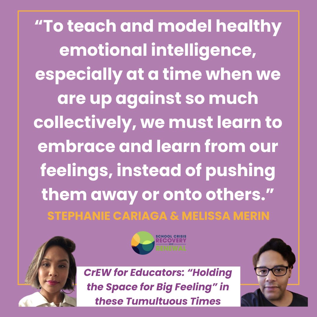 School Crisis Recovery & Renewal tweet media