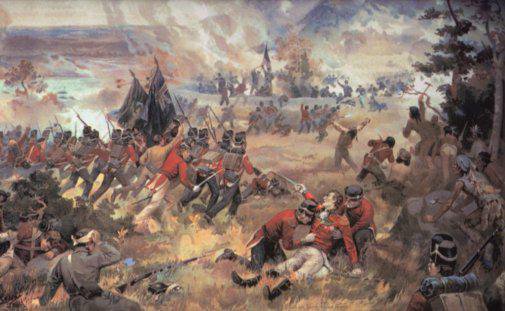 Today in 1812, British general Sir Isaac Brock is killed while leading redcoats and Canadian troops against an American invasion force at Queenston Heights near Niagara. His deputy, Roger Sheaffe, rallies the defenders, and with the help of Mohawk allies defeats the invasion.