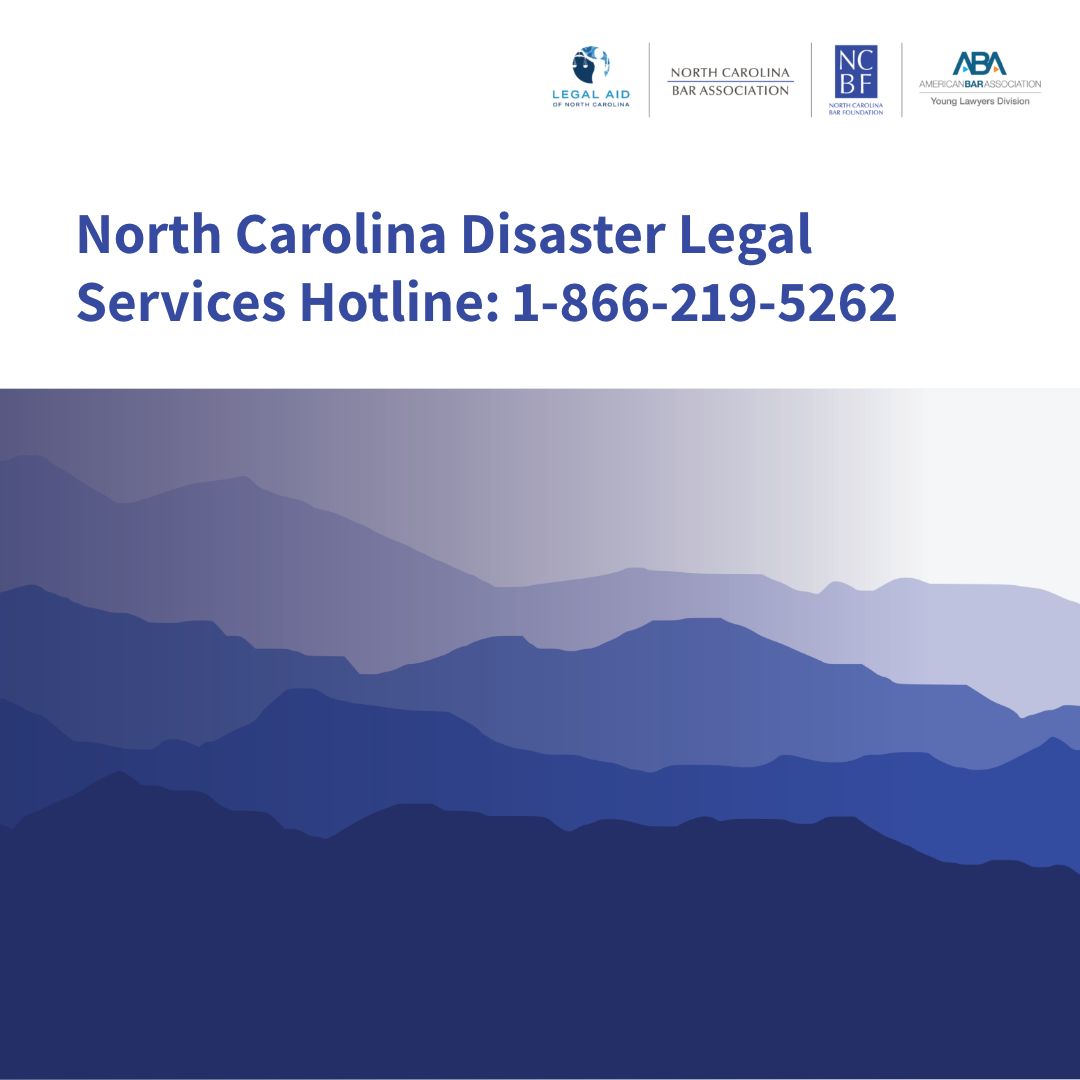 As our state begins to recover from the devastating effects of Tropical Storm Helene, attorney volunteers from across North Carolina have an important role to play through the NC Disaster Legal Services pro bono program! Register to volunteer: buff.ly/3zw3B3P.