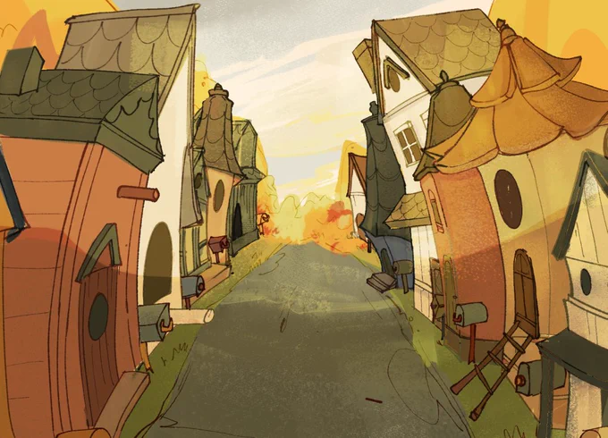 the game i worked on for the spooktober game jam is out now!! i drew a bunch of bgs and items, so here's a little snippet of some of themplease check it out and give a rating if you get a chance!  
