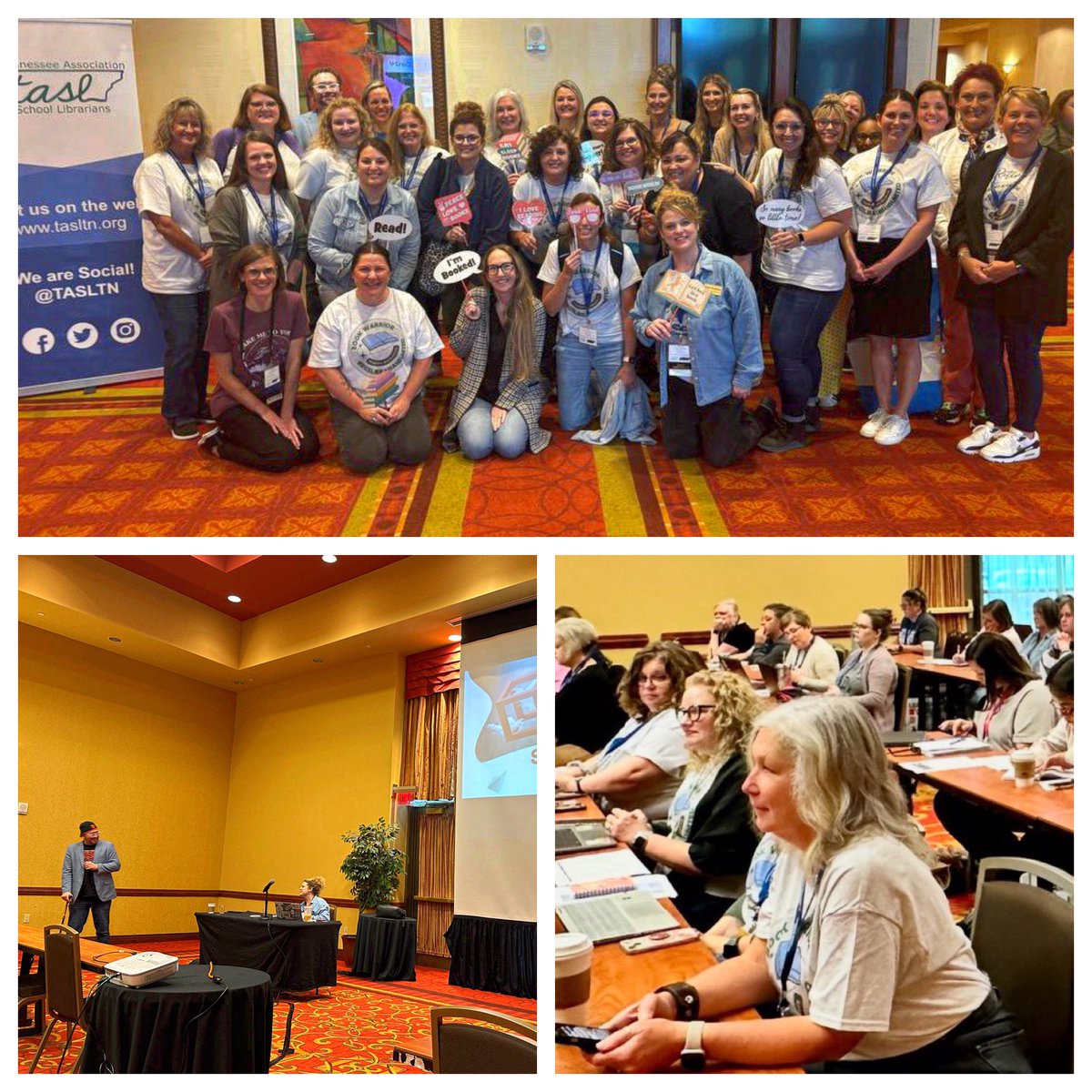It was a great two days of learning —Black Holes of Nonfiction, Evaluation Rubrics, Law 4 Libraries, HS DEAR time, Digitalization of our Spaces—but especially collaborating <a href="/TASLTN/">TASL</a>!!! #TASLCon24 <a href="/SiegelLibrary/">Siegel Stars Library</a>