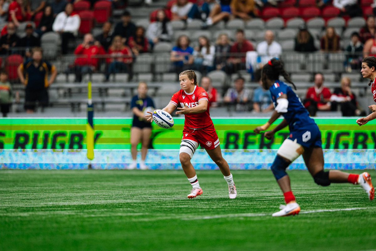 bashirra's tweet photo. On Sunday, @RugbyCanada’s speed and lineout were elite as they start their @WXVRugby competition with a 46-24 win over @FranceRugby. I take a look and analyze the win in detail for #RugbyCA at @BCPlace.
#CANvFRA | #FranceRugby | #WXV1
https://t.co/PrpjLukkCV https://t.co/sSfBLSM4Kh
