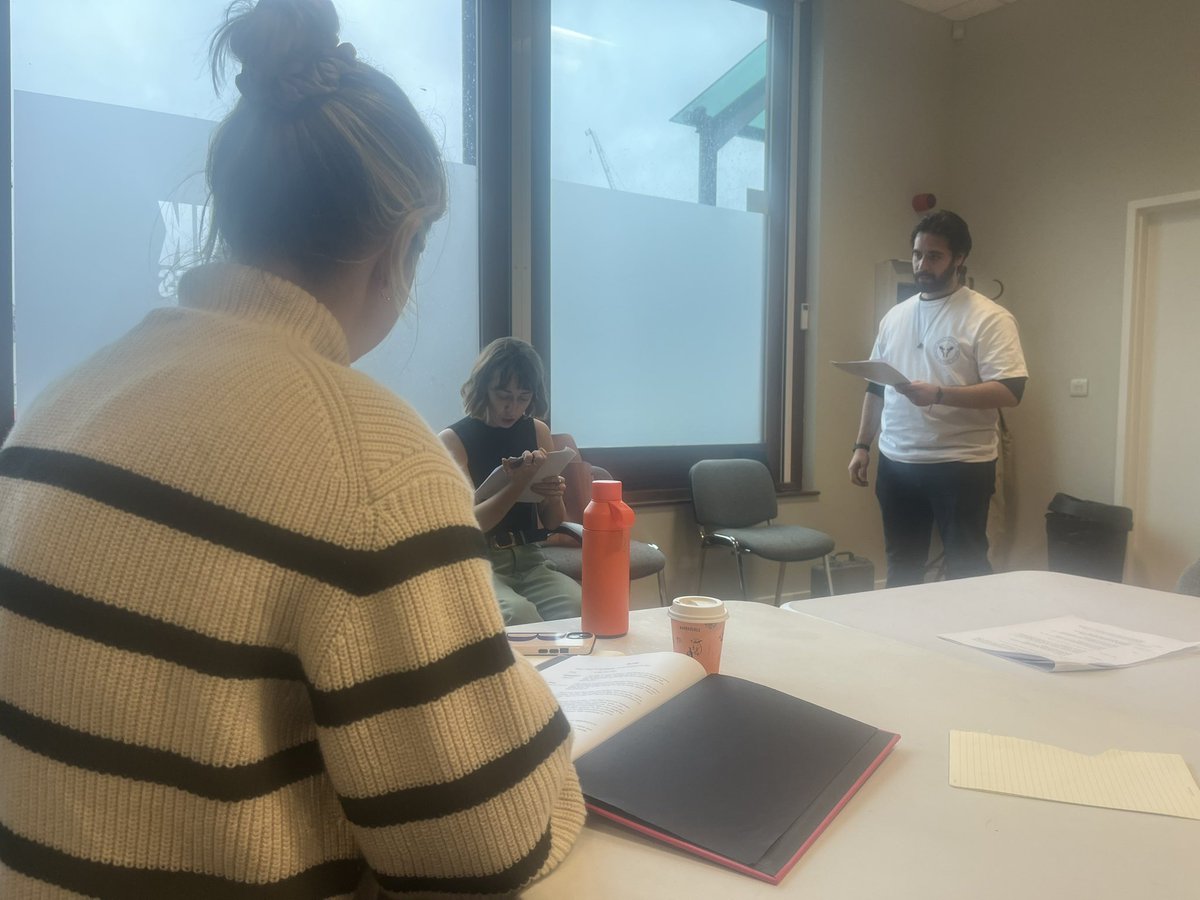 yorkshirewade's tweet photo. I have had such a blast @crucibletheatre working on our adaptation of Austen’s #Persuasion. Come see us @MK_Gallery on Fri 18th Oct, as part of @playsthethingmk #TakingTheStage 

#JaneAusten #WritersLife #WomenInTheatre #Classics #Theatre #Northern https://t.co/Ojj1TLs2Ra