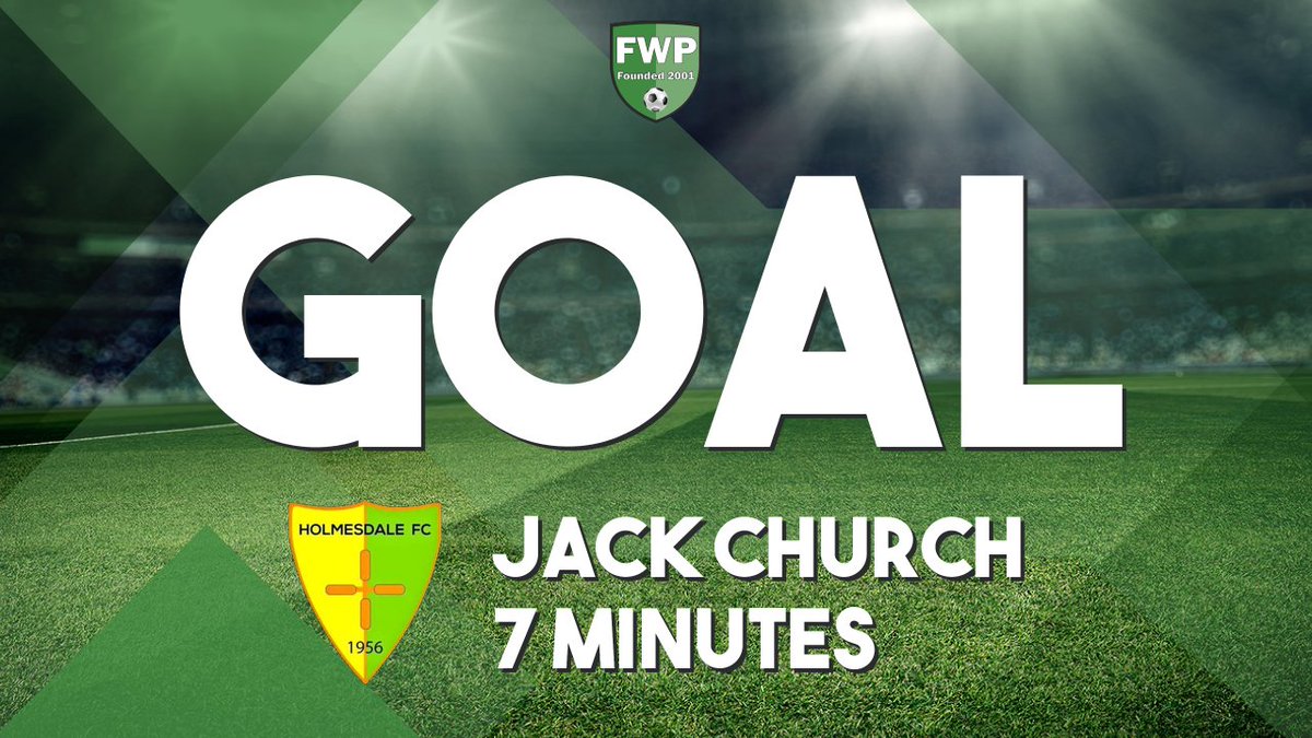 GOAL: HOLMESDALE 1-0 Punjab United - Jack Church (7') fwp.co/W68Sdr