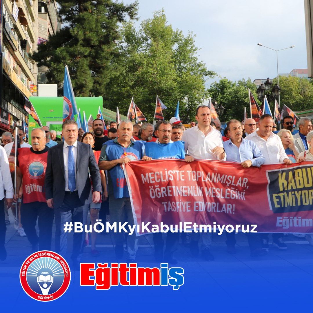 Bir meslek kanununda haklarımız olacak, sorumluluklarımız değil! 
ÖMK öğretmeni yok sayıyor, kabul etmiyoruz!
#BuÖMKyıKabulEtmiyoruz