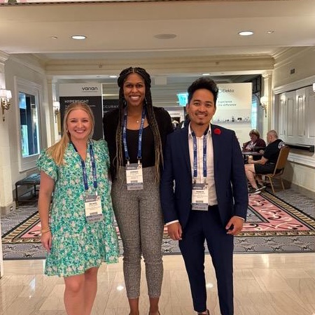 UTSW_RadOnc's tweet photo. Yesterday, three of our radiation therapists from our adaptive treatment machines presented at the Radiation Therapy Conference (RTC), the largest national meeting for radiation therapy professionals. Their talk was titled, "Responsibilities &amp; Impact of an Adaptive Therapist." https://t.co/4iWUAaXGc7