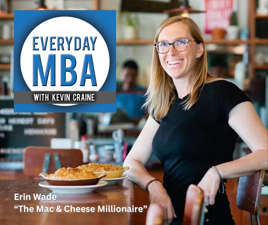 [#podcast] Erin Wade discusses "The Mac &amp; Cheese Millionaire" and ways to build a million-dollar business from scratch.  dlvr.it/TDtgcN

#business #smallbiz #entrepreneur #EverydayMBA #KevinCraine