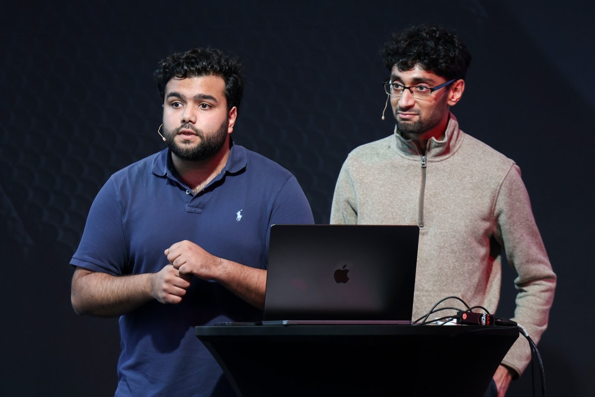 Lux Capital (@lux_capital) on Twitter photo We had a great demo of <a href="/phonic_co/">Phonic</a>'s stealth technology from co-founders <a href="/moinnadeem/">Moin Nadeem</a> and <a href="/NikhilKMurthy/">Nikhil Murthy</a> at #LuxAISummit We had a great demo of <a href="/phonic_co/">Phonic</a>'s stealth technology from co-founders <a href="/moinnadeem/">Moin Nadeem</a> and <a href="/NikhilKMurthy/">Nikhil Murthy</a> at #LuxAISummit