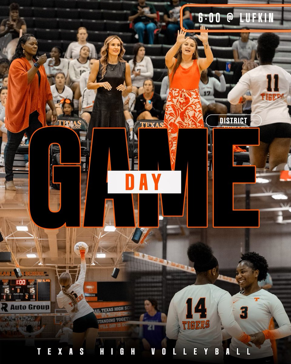 Game Day! 🏐🧡🖤🐅