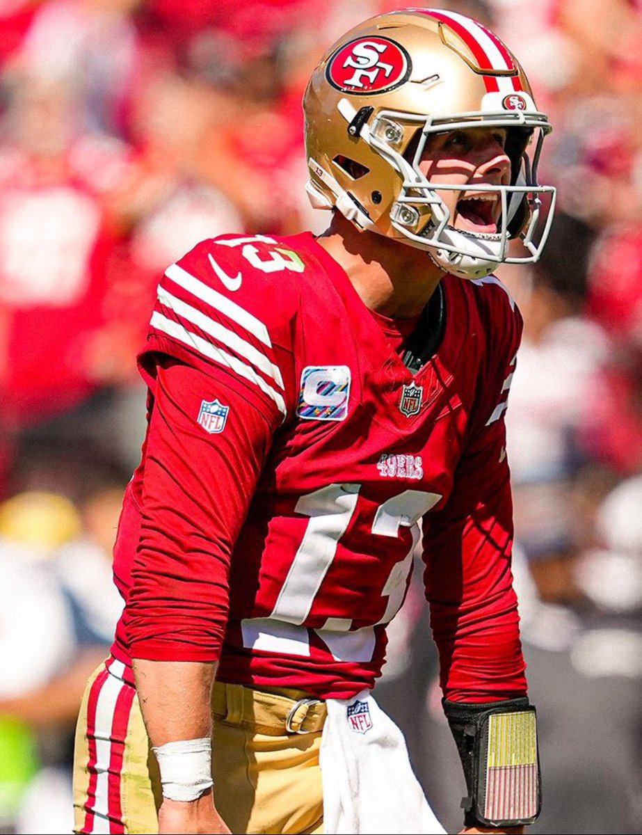 Mark_Faithful87's tweet photo. #49er QB Brock Purdy has 257 more ‘in the air’ passing yards than any other quarterback in the #NFL through four weeks. #MrRelevant 👀
Source: @PFF
#WeAintDoneYet🏈 l #LFG l #BBNG l #FTTB https://t.co/1NqBCh2G3u