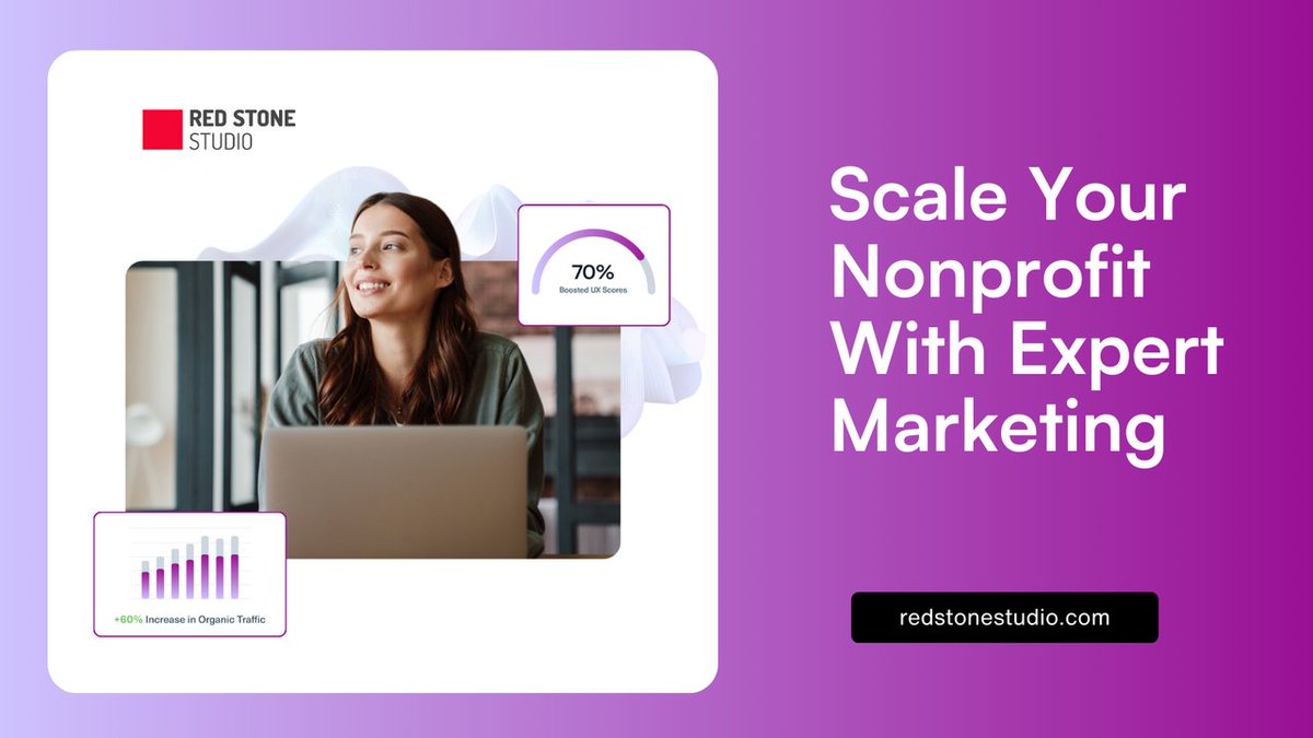 RedStoneStudio2's tweet photo. Need to scale your nonprofit? Here's how we can help! https://t.co/kHlH2QyboX 

#NonprofitMarketing #BusinessGrowth #MarketingHelp https://t.co/Sxpcc0IfwI #MarketingHelp #SocialMediaStrategy #Nonprofits #BusinessGrowth #MarketingAgency https://t.co/Sxpcc0IfwI https://t.co/Fneg6o9AUb