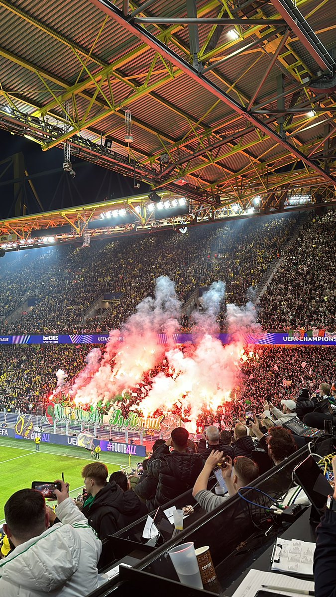 berger_pj's tweet image. #BVB fans protest against # UCL reform: Uefa Mafia - You don’t care about the sport - all you care about is money! #BVBCEL