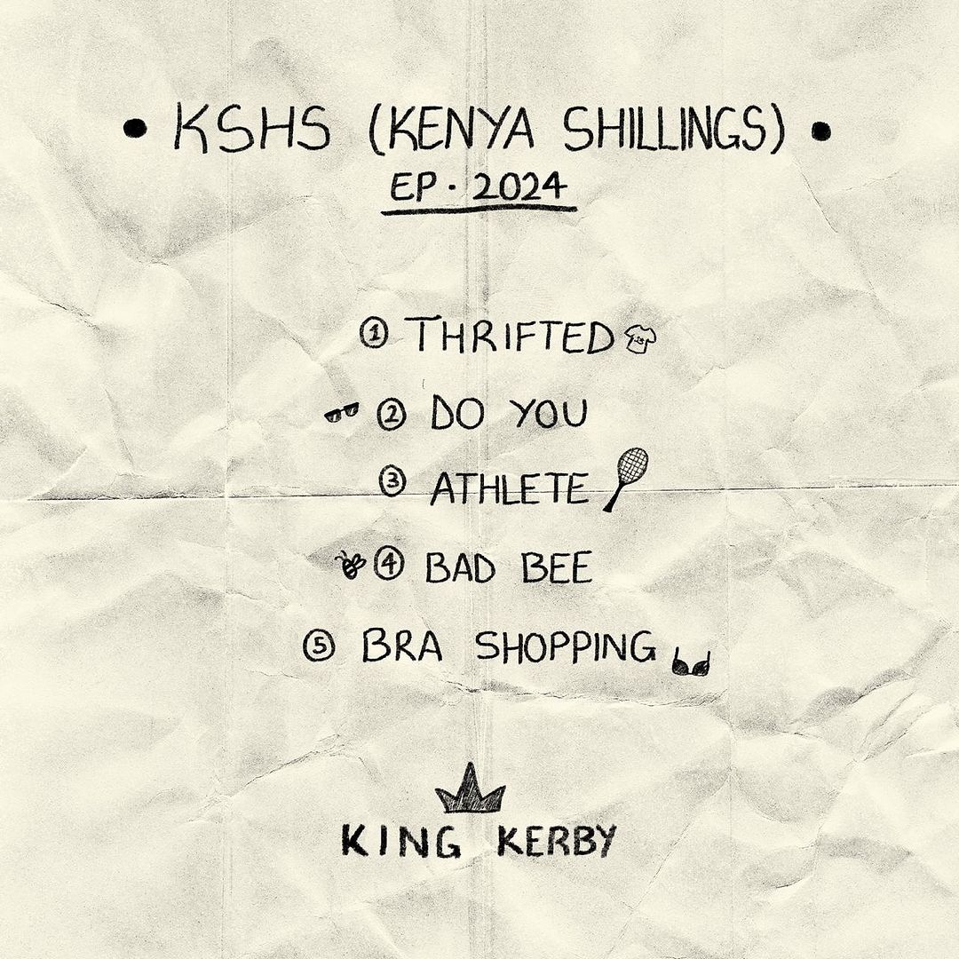 <a href="/RealShinski/">Nyashinski</a> <a href="/KHALIGRAPH/">Khaligraph Jones</a> <a href="/savarafrica/">Savara Savara Savara</a> King Kerby <a href="/kingkerbylive/">Kerby</a>  dropped his highly anticipated EP 'KSHS' translating to "Kenyan Sound Has Shifted"
The EP packs 5 tracks