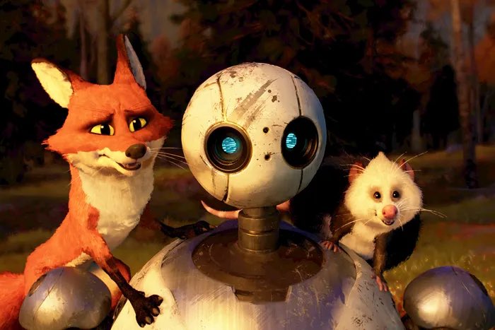 jstrxzz's tweet photo. The Wild Robot is genuinely one of the best movies I’ve ever seen in my life. The animation is unmatched, the voice acting is superb, and the many messages they’re able to deliver are all masterfully crafted and well portrayed. You get so much out of this 1 hour and 42 minutes. https://t.co/Yg4LTM5s6x
