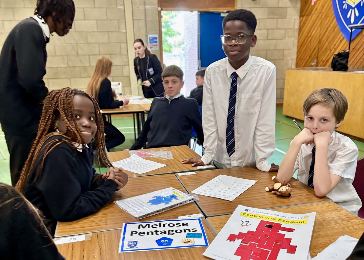 stjohnsmaths's tweet image. Monday’s S1 Maths &amp;amp; Numeracy Challenge with 1M1, 1M3, 1M4 and 1J3.  
Photos part 5😊
#TerrificTeamwork 
#FunChallenges
#NumeracyAcrossLearning
#MathsWeekScotland
#PositiveEvaluations
@StJohnsOfficial