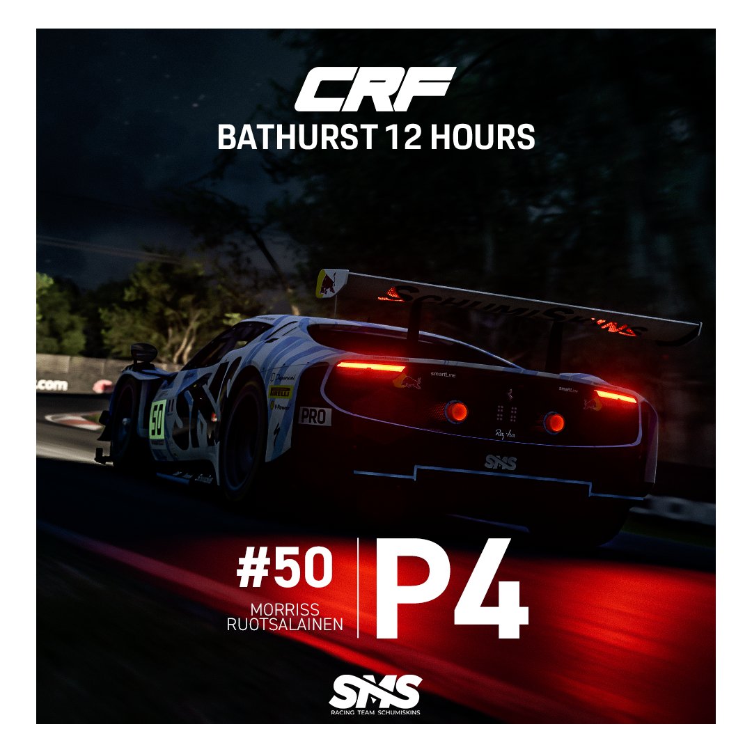 📸 Weekend Race Recap! 🏁

🏆 Back-to-back race victories! 🏆

This weekend we took on one of the most iconic tracks in motorsport – the legendary Bathurst circuit for the <a href="/CRFRacingLeague/">CRF Racing League</a> 12 Hours in <a href="/AC_assettocorsa/">Assetto Corsa</a> 🏁

⬇️ Continues in the comments ⬇️