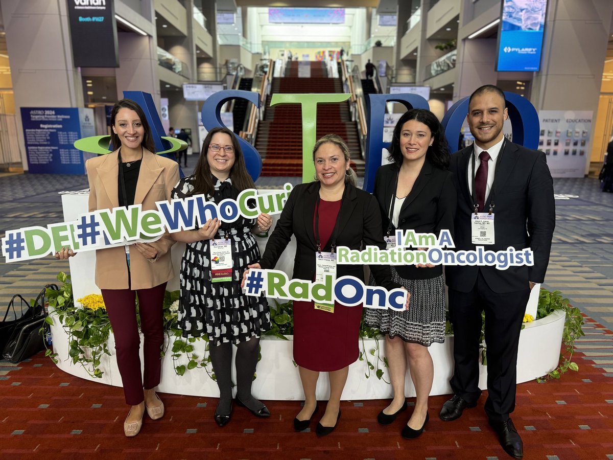 National Latino Physician Day #ASTRO24 

In the U.S. Latino/a/e/x are greater than 19% of population but 6% of physicians.

In #RadOnc we are 5.6% of residents &amp; 2% of practicing physicians.

#RepresentationMatters #SiSePuede #NationalLatinoPhysicianDay #NLPD <a href="/ASTRO_org/">ASTRO</a> <a href="/ARRO_org/">ARRO</a>