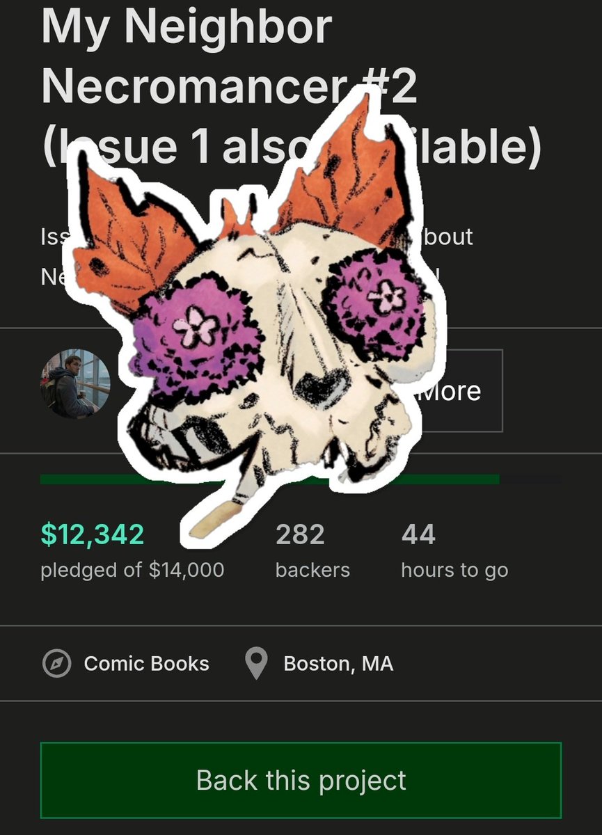 DillGilbertson's tweet image. We're moving!

Only 44 hours left! 

We can do it with your help!

Back the campaign using the link in the replies! 💀🧙‍♂️🐈