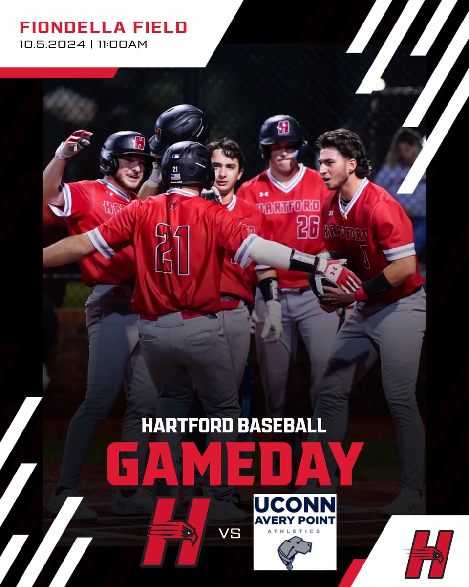 Hawks are in action at home this weekend against UConn Avery Point! First pitch of the double header is slated for 11:00AM. #HawkPride