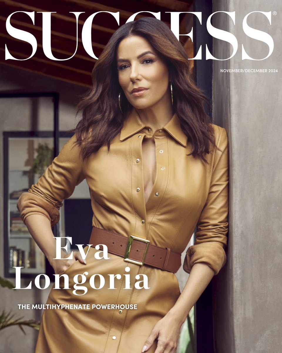 I interviewed the awesome <a href="/EvaLongoria/">Eva Longoria Baston</a> for the Nov/Dec "Changemakers" issue of <a href="/successmagazine/">SUCCESS Magazine</a>. Eva is a force of nature (director, producer, entertainment executive, actress, author). Check out the issue (on newsstands now)! Thanks, <a href="/KerrieLeeBrown/">Kerrie Lee Brown</a>!