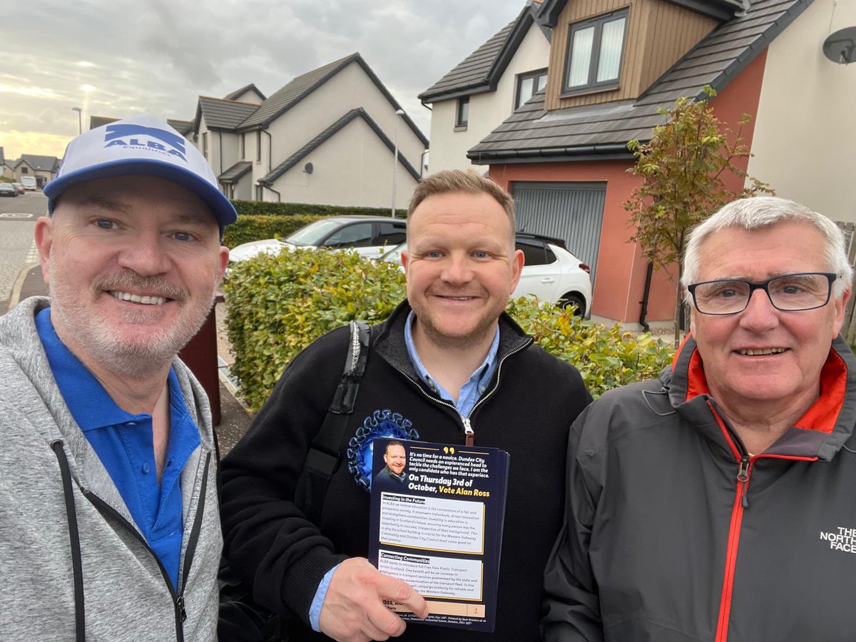 locheeagr's tweet photo. What a day we’ve had in the Lochee Ward today - Myself and @AlexSalmond visited the Lochee Larder and got some great responses on the doors when canvassing - We also had @JNHanvey out canvassing with us in Western Gateway - some very interesting results there too.
#VoteRoss1 | #VoteALBA | @AlbaParty 🗳️🏴󠁧󠁢󠁳󠁣󠁴󠁿