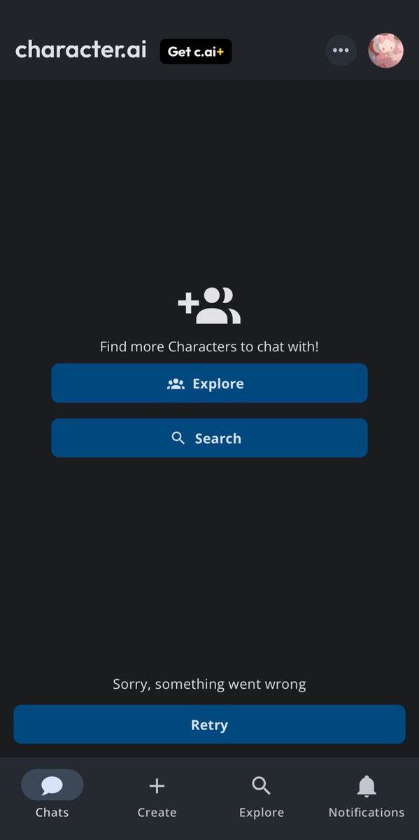 pwuddimg's tweet photo. please tell me I didn’t get banned PLEASE TELL ME I DIDNT GET BANNED #characterai https://t.co/jQOK9foxgC