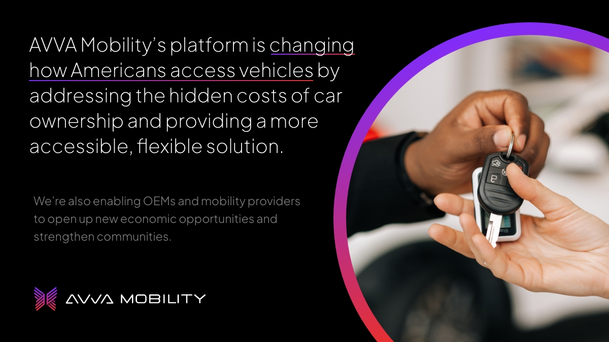 AVVAMobility's tweet photo. The hidden costs of car ownership can be debilitating for everyday Americans. Our latest blog post explores these costs and how our subscription platform is changing the game for both consumers and manufacturers. Read more from our CPO Beth Wilson: https://t.co/UNFhl2seKU https://t.co/oMmRQJPAXj