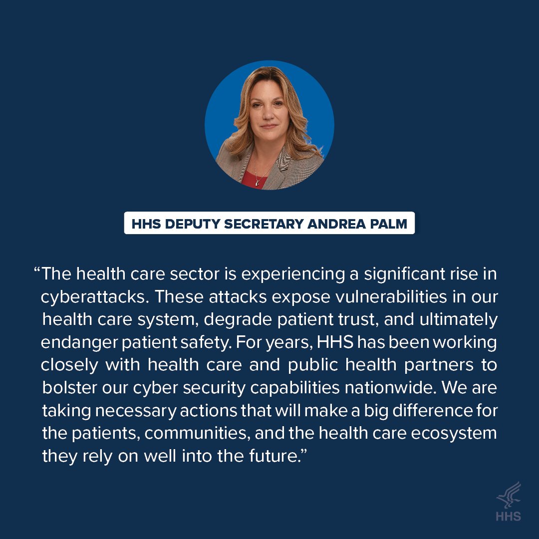 HHSGov's tweet photo. Today marks the beginning of National Cyber Security Awareness Month!
At HHS, we will continue working closely with health care and public health partners to bolster our cybersecurity capabilities nationwide.
#HHSCybersecurity #cybersecurity https://t.co/DmwPLtQmXP