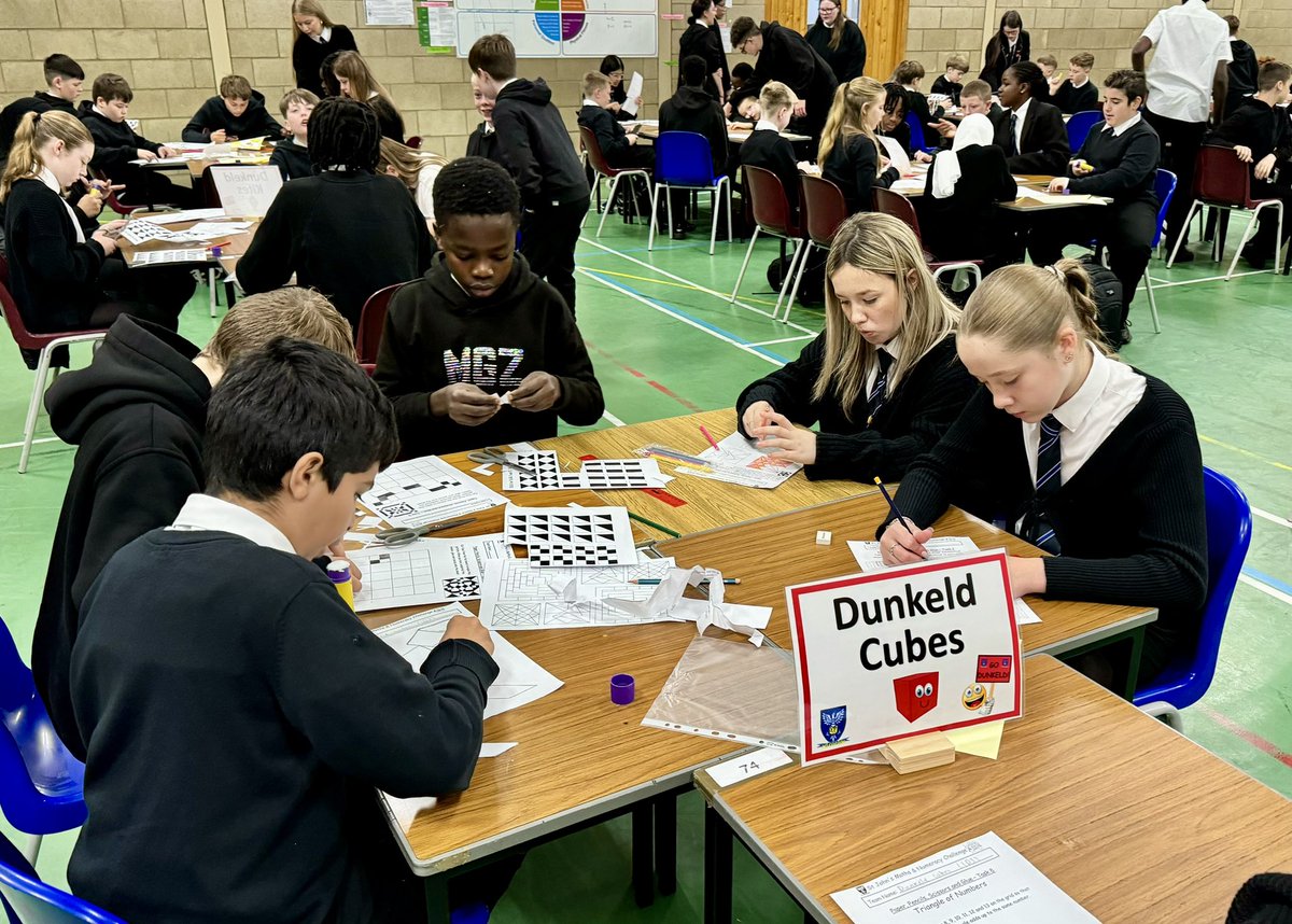 stjohnsmaths's tweet image. Today’s S1 Maths &amp;amp; Numeracy Challenge with 1D1, 1D3, 1D4 and 1J1. 
Day 2 photos part 1. 😊
#TerrificTeamwork 
#FunChallenges
#NumeracyAcrossLearning
#MathsWeekScotland
@StJohnsOfficial