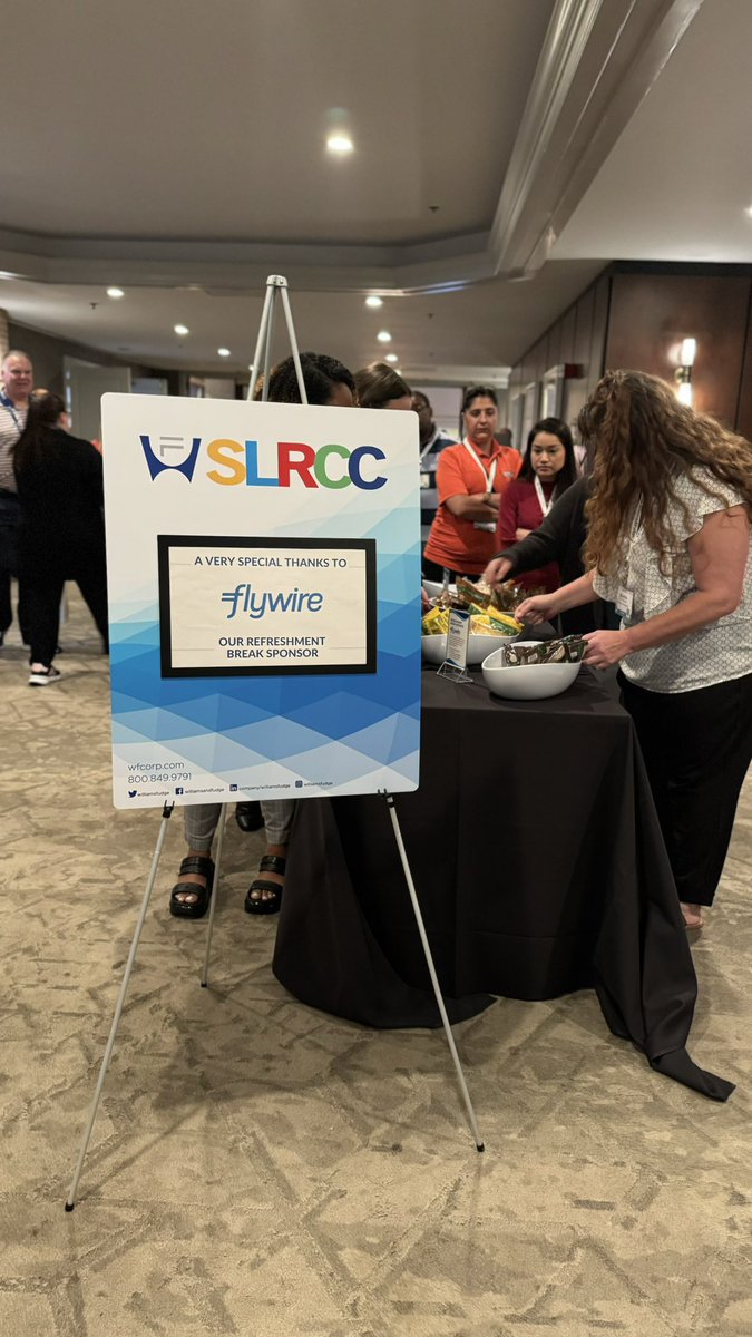 Thank you to our amazing #sponsors at #SLRCC2024! We’re grateful to our Lunch Sponsor #ECSI and our Refreshment Break Sponsor @flywire for their generous support. Your contributions help make our conference a success, and we appreciate having your teams here with us in Savannah!