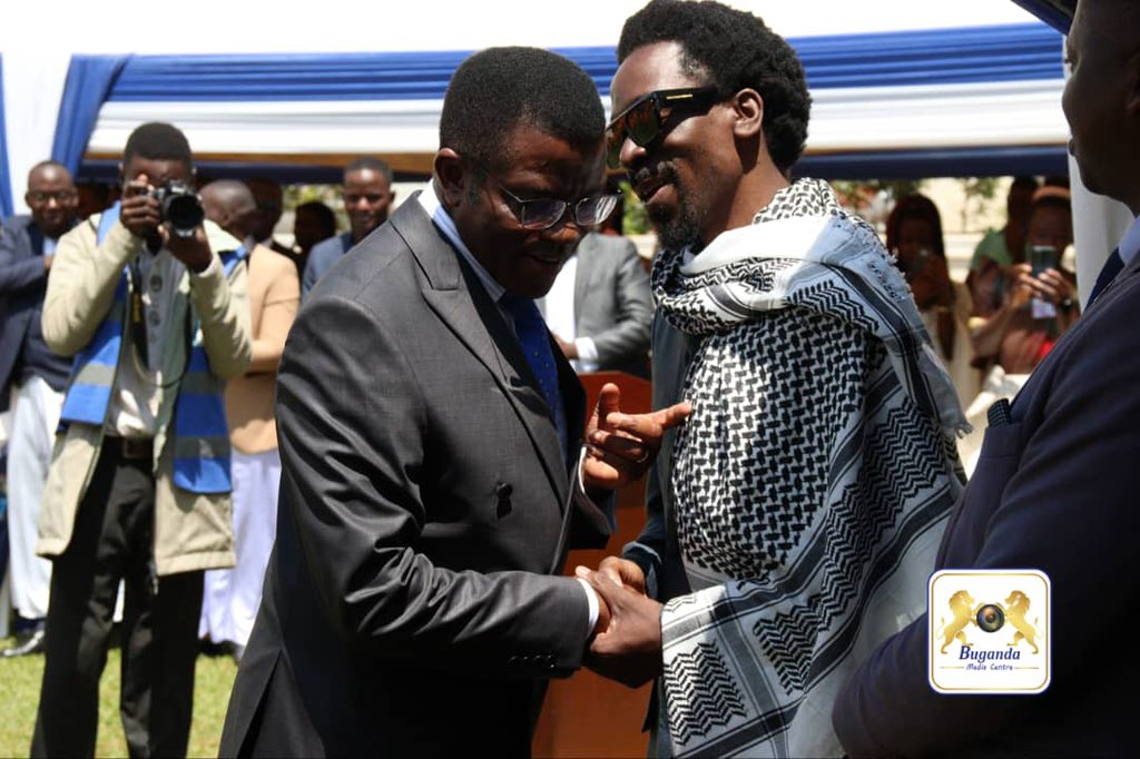 cpmayiga's tweet photo. Today i received, @IsaacSsemakadde the newly elected President of the Uganda Law Society, who joined the members of the Buganda Youth Council at the inauguaration of a new Executive Committee of the Nkobazambogo National Association.

The rule of Law is essential to the development of Uganda and the integrity of the legal profession should be upheld at all times.
Ssemakadde promised to work with the Kingdom to ensure observance of human rights across the country.