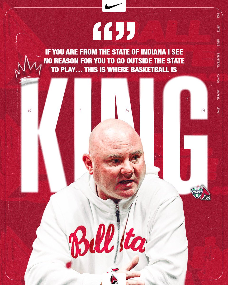 BallStateMBB's tweet image. Indiana’s game. Muncie’s Team. 

#ChirpChirp x #WeFly