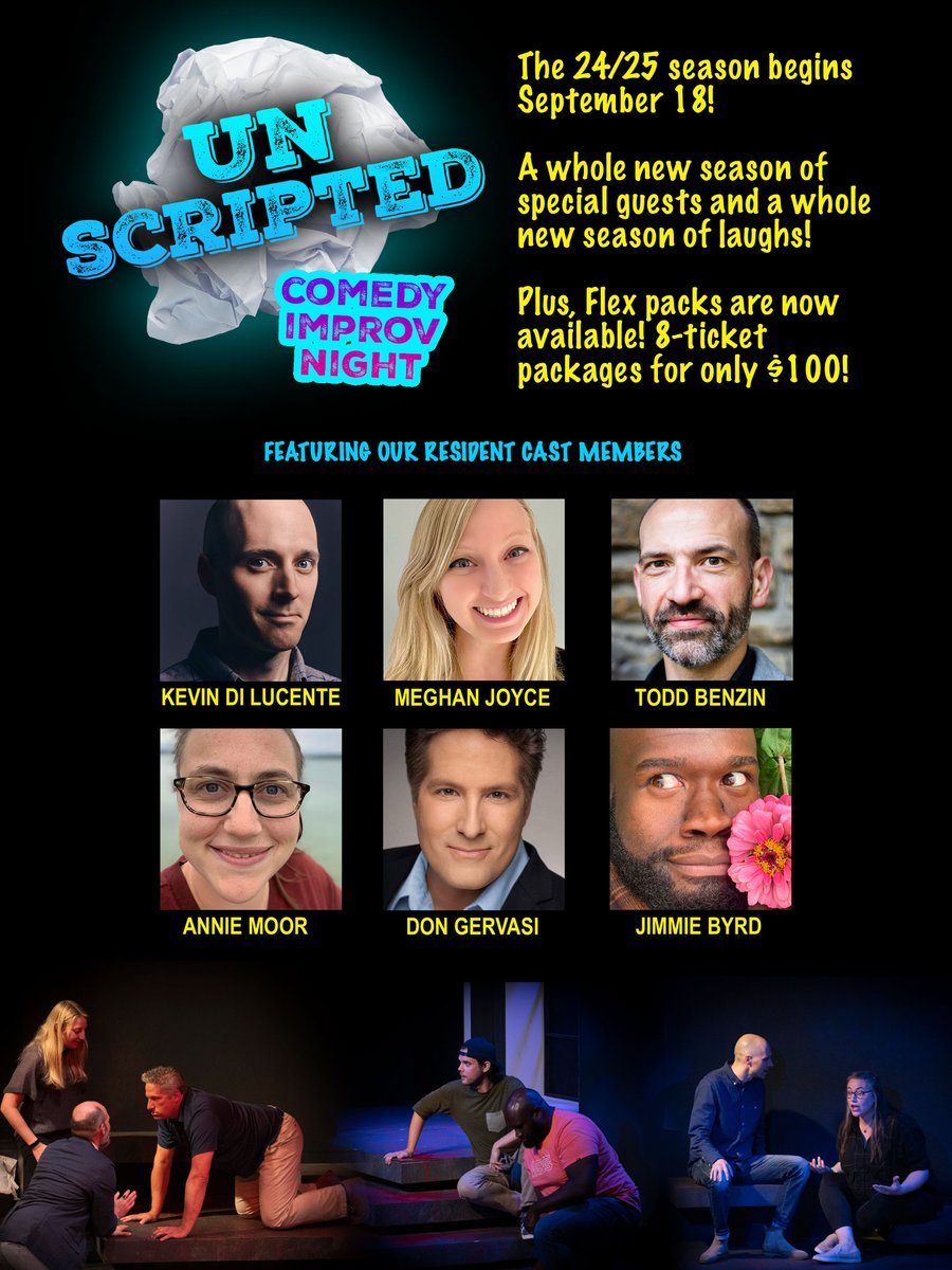 RLTPPLAYS's tweet photo. TOMORROW NIGHT!  UnScripted Comedy Improv night starts at 7:30pm! Featuring special guest Lou Iannone!

Cocktail lounge opens at 6:30pm!🥂

Tix are $20 at the door / $15 for Blue Card members. 
🎟️https://t.co/TfNMY4wRsb

 #comedy #improv #rltp #456main #buffalo #laugh #downtown https://t.co/3NcEu2UzSk