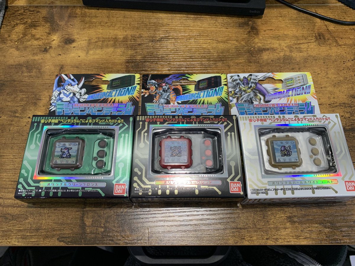 Came home from Folsom to find three new Digimon waiting for me! 👾❤️ #WindGuardians #MetalEmpire #VirusBusters
