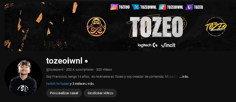 tozeoiwnl's tweet image. SOMOS 200K EN YOUTUBE, SUPER CLEAN QUE JUSTO LLEGAMOS CON LOS 500 VIDEOS TAMBIEN ❤️

LOS AMO, GRACIAS POR EL APOYO SIEMPRE Y GRACIAS A MIS EDITORES QUE SON UNOS GENIOS @MKMAgency😍

@ENCE #EZ4ENCE