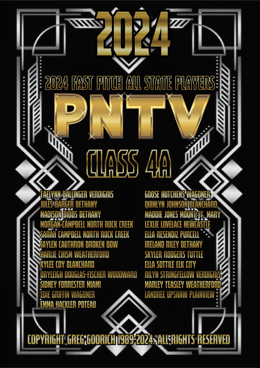 #OKPrepStory: Prep Nation announces
Class 4A All State/POY Quarterfinalists.

Ballinger
Barger
Bibbs
M Campbell
S Campbell
Cauthron
Chism
Coy
Douglas-Fischer
Forrester
Griffin
Hackler
Hutchens
Johnson
Jones
Lovelace
Resendiz
Riley
Rodgers
Sottile
Stringfellow
Teasley
Upshaw