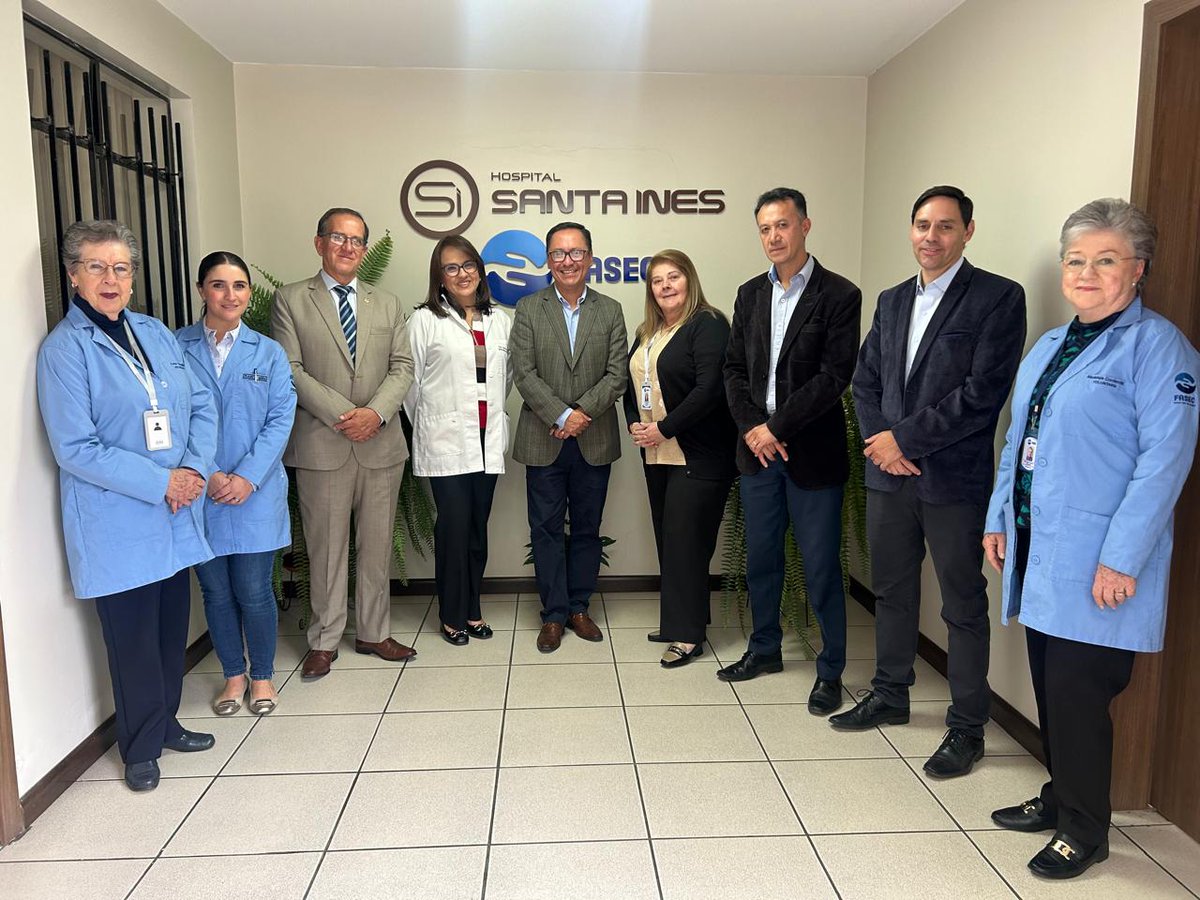 upsalesianaec's tweet photo. 👥️ Autoridades de la #UPS, visitan las instalaciones de la fundación #FASEC. 

🤝 El recorrido ha permitido, además de reconocer la noble labor dedicada a personas necesitadas de cuidado paleativo, reconocer espacios en los cuales se llevará un proyecto integral que participaran las carreras de #Biomedicina, #Psicología y #Comunicación. 

#30AñosUPS #UPSCuenca #UPSEcuador