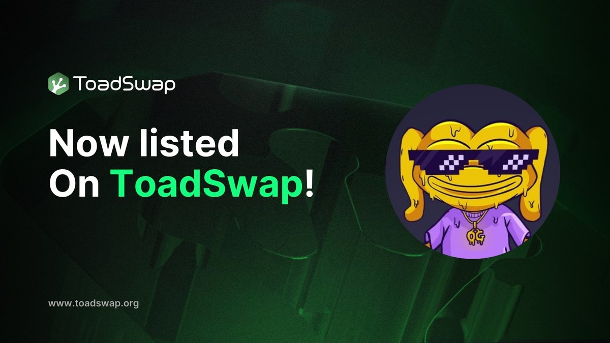ToadSwap (@toad_swap) on Twitter photo Now listed on ToadSwap: <a href="/OGAndycoin/">OG aNDY Community</a> !
Excited to announce the first-ever $ANDY on ETH, officially live with our CTO on Toadswap! 🎉 Inspired by the iconic Pepeverse from Matt Furie's Boys Club, we're building a cult-like community takeover. Join the movement now and be part of Now listed on ToadSwap: <a href="/OGAndycoin/">OG aNDY Community</a> !
Excited to announce the first-ever $ANDY on ETH, officially live with our CTO on Toadswap! 🎉 Inspired by the iconic Pepeverse from Matt Furie's Boys Club, we're building a cult-like community takeover. Join the movement now and be part of