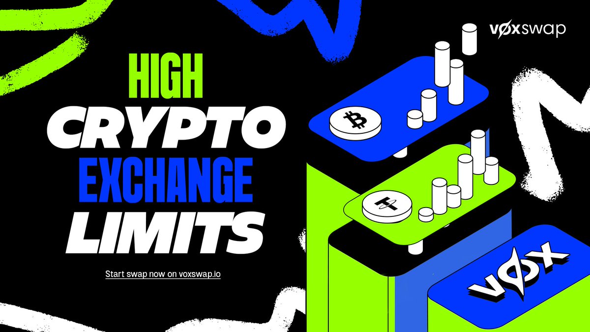 vox_swap's tweet photo. 🚀 Go big with https://t.co/ex2K3b3Yff! Handle large transactions smoothly—even with low-liquidity tokens! 🌌
No limits holding you back. #Swap smart, swap big, and keep your crypto journey limitless. 🔄
#HighLimits #CryptoSwaps #Defi #crypto #web3 https://t.co/0rgoD5Tx3p