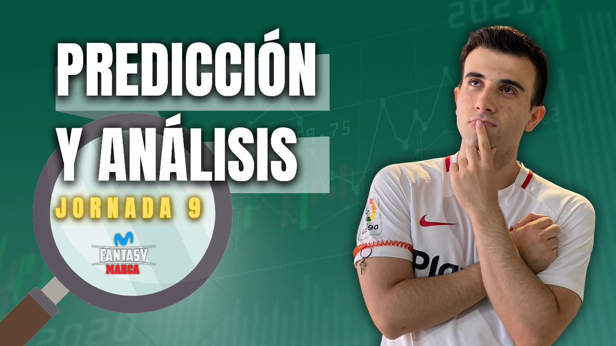 🎥🚨 NUEVO VÍDEO EN YOUTUBE ‼️ 

🔎 ANÁLISIS Y PREDICCIÓN DE LA JORNADA 9 EN CLAVE <a href="/FantasyMarca/">Movistar Fantasy MARCA</a>.

📝 ONCES PROBABLES DE <a href="/AnaliticaLaLiga/">Analítica Fantasy</a> DE LA MANO DE <a href="/DonQuijoteDeLaC/">Don Quijote De La Cancha</a>

✍️ Una jornada más de futbolistas que de equipos.
🍿 Cojan palomitas, libreta y boli.
youtu.be/sC9nbT0XnLA?si…